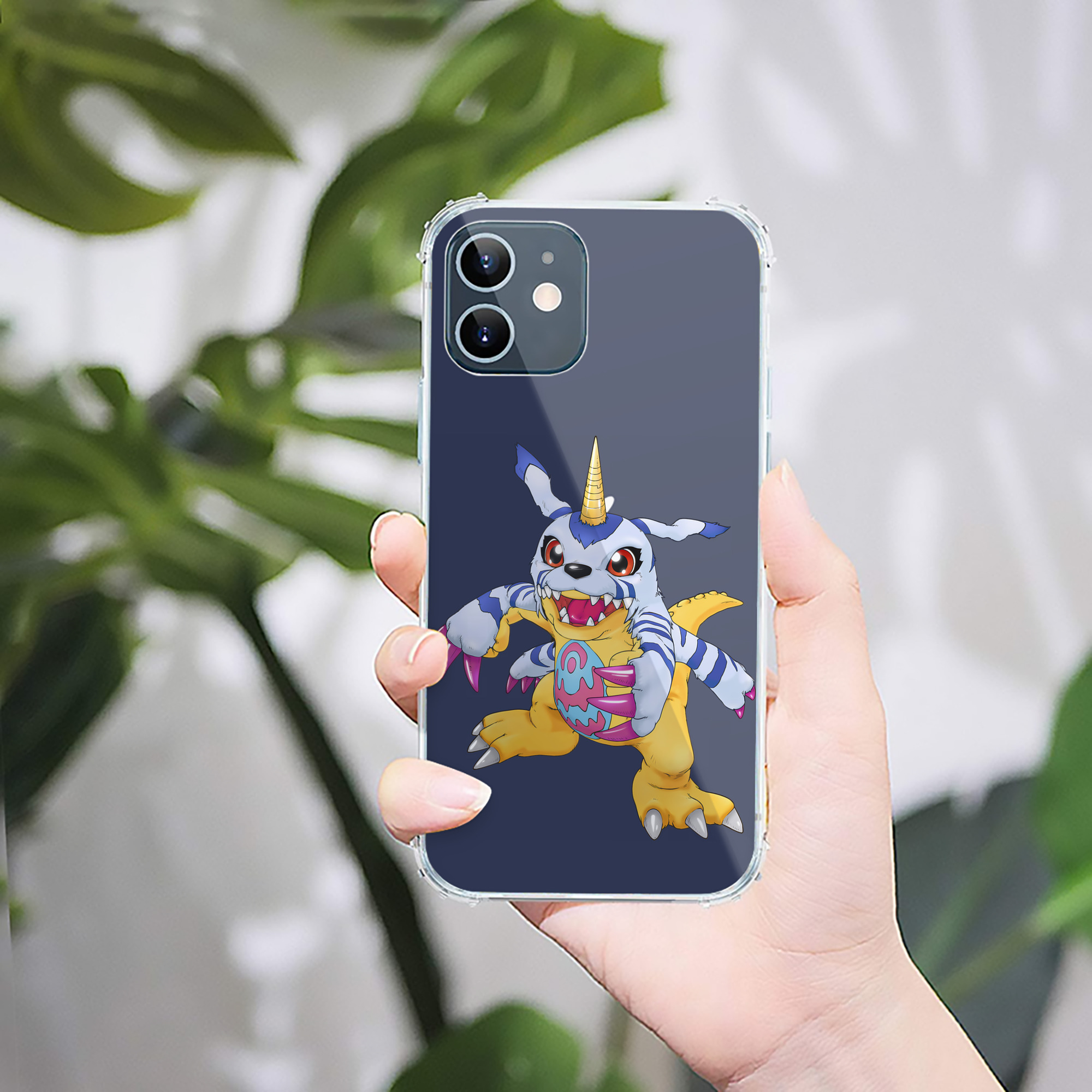 （画像用） Digimon デジタルモンスター/デジモン 【iPhone 12シリーズ対応】透明スマホケース（クリアソフトケース）